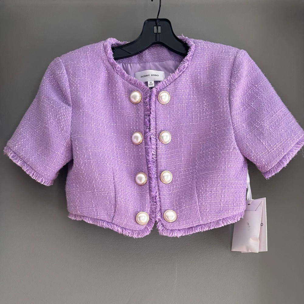 Ronny Kobo Collection Lilac Kids Blazer